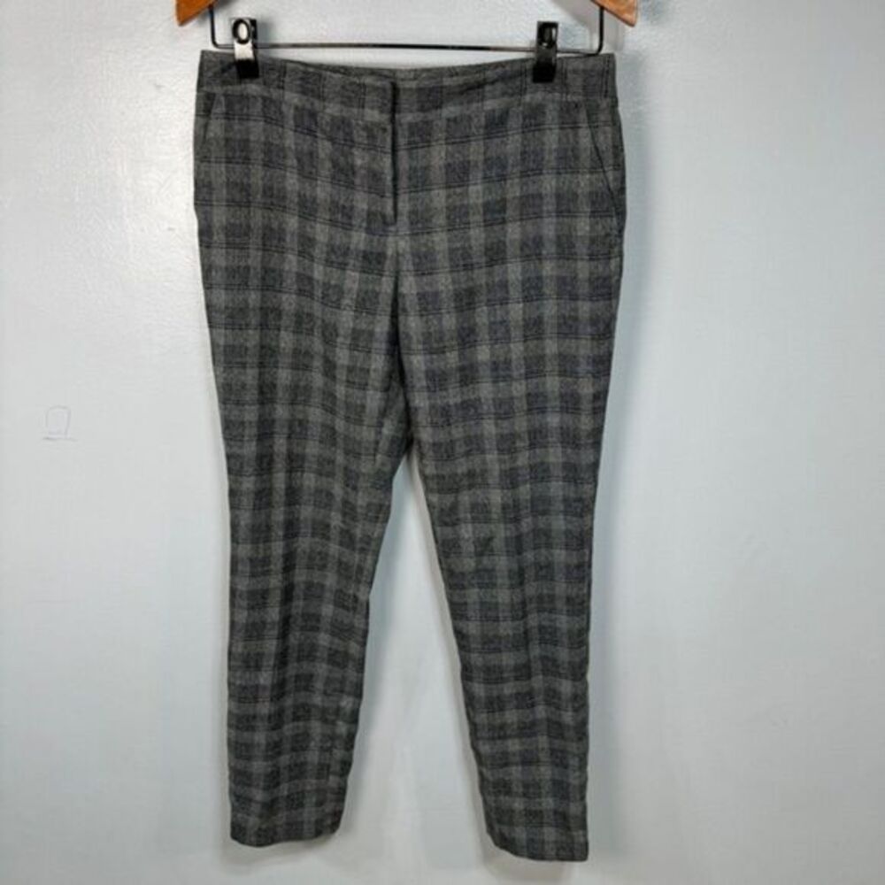 Vince Camuto Women’s Skinny Plaid Trouser Ankle Pants sz 6 # D271